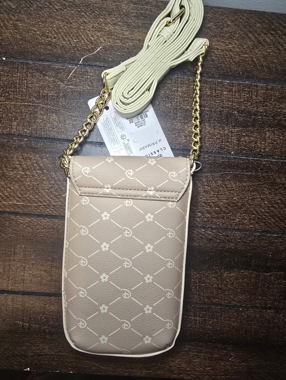 NWT Disney Primark Bambi Faux Leather Crossbody Bag Cell Phone Bag - Picture 3 of 8
